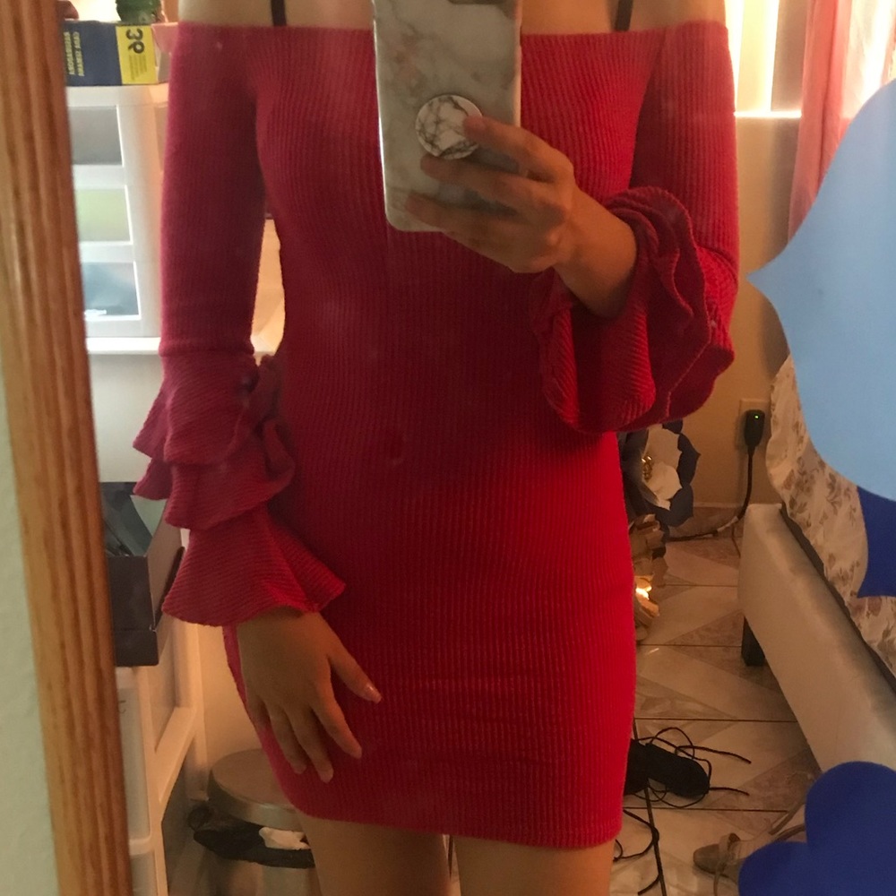 Red dress